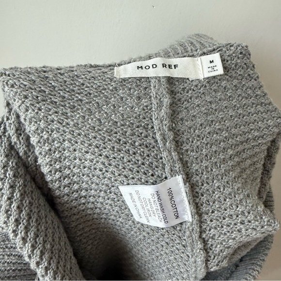 Mod Ref Grey Catalina Chunky Knit Wide Leg Lounge Pants M - Picture 5 of 5